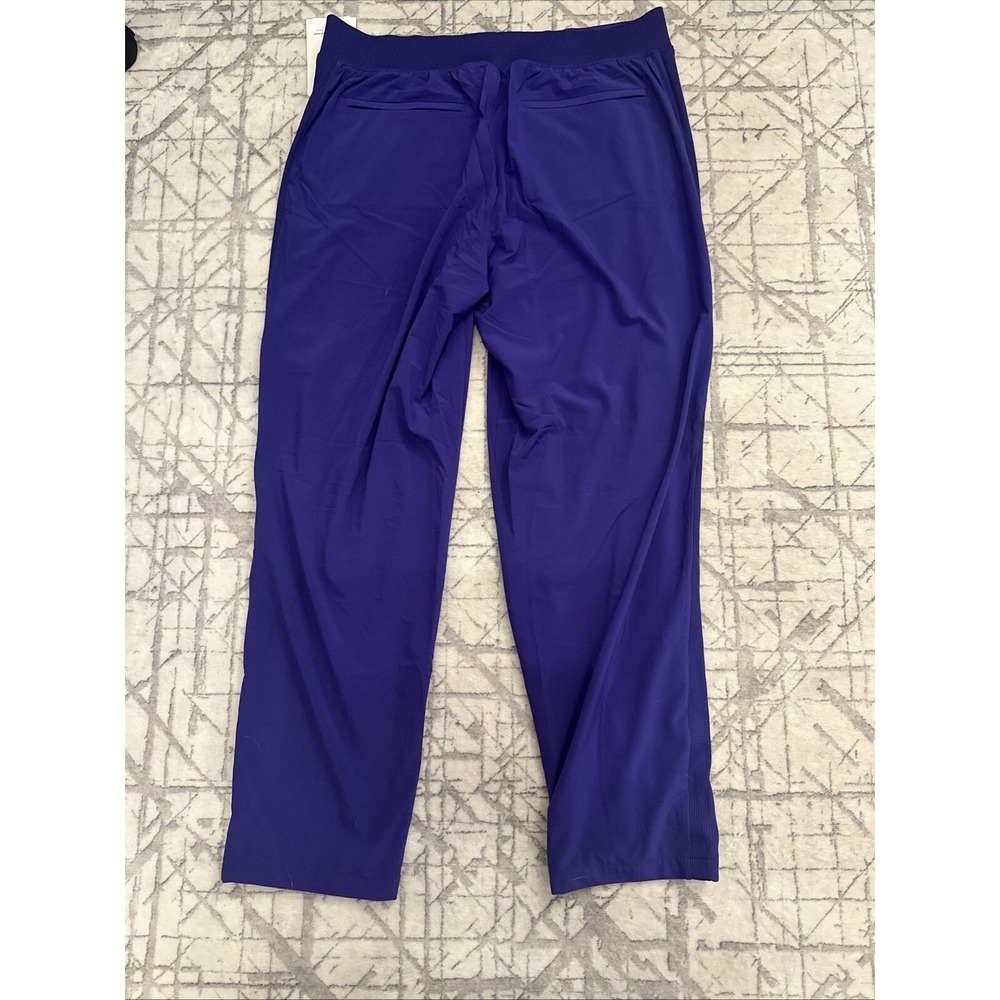 Athleta‎ Brooklyn Ankle Pant Womens 12 Purple Pull On Stretch Casual NEW - Picture 7 of 10